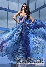 2012 Tony Bowls Evenings Prom Dresses TBE11220A.  Available in Blue/Multi