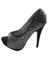 Tony Bowls Shoe KATIE.  Available in Black, Nude, Silver