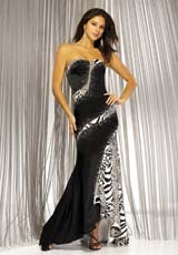 2012 Night Moves Prom Dresses 5877.  Available in Black/Print
