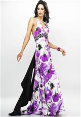 Iris/Floral/Black