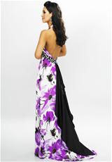 Iris/Floral/Black