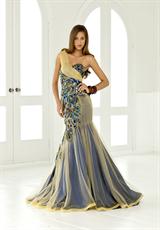 2012 Blush Prom Dresses P044.  Available in Champagne/Sapphire