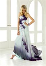 2012 Blush Prom Dresses P045.  Available in Black/White/Red, Sky/Amethyst
