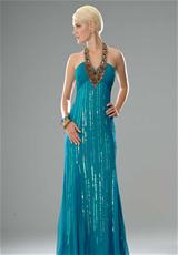 2012 Sean Prom Dresses 50321.  Available in Peacock/Copper