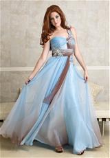 2012 Terani Prom Dresses 95013P.  Available in Blue/Brown