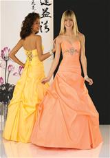 Yellow and Peach