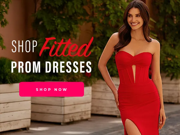 Shop Fitted Prom Dresses