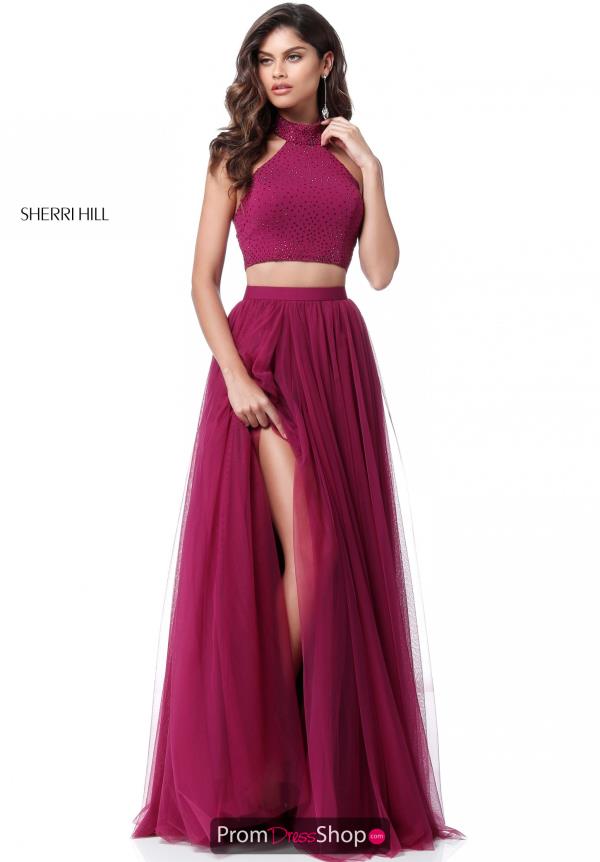 sherri hill plum dress