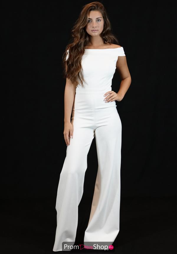 sherri hill white jumpsuit
