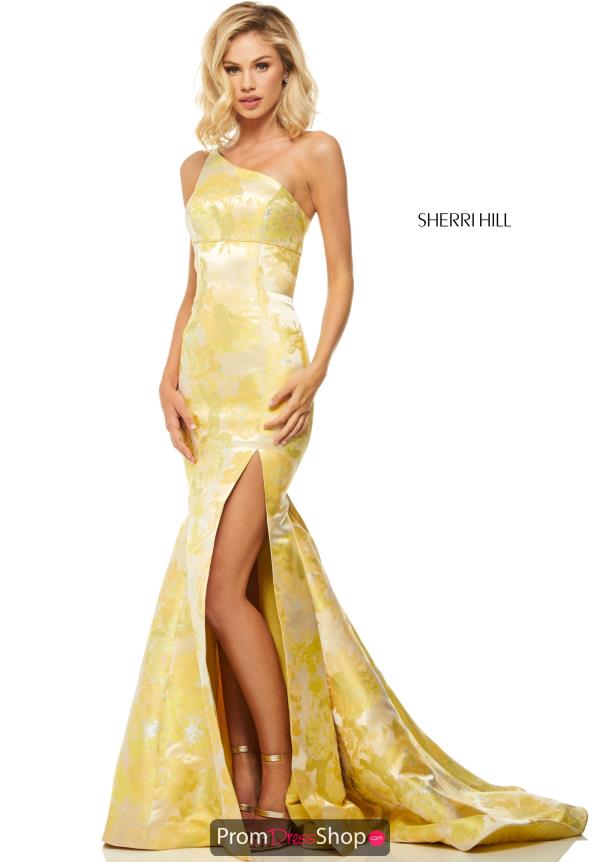 sherri hill one shoulder