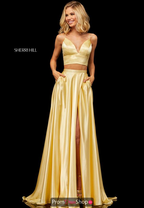 sherri hill yellow prom