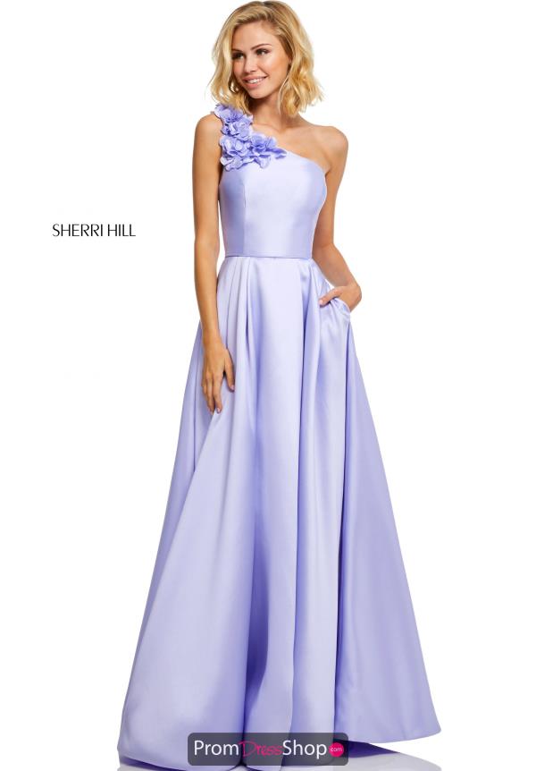 sherri hill one shoulder