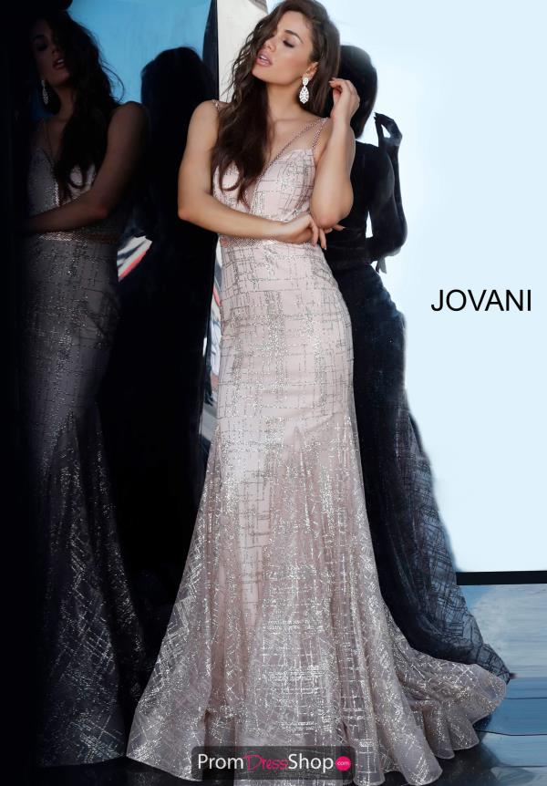 Jovani V-Neck Long Dress 2388