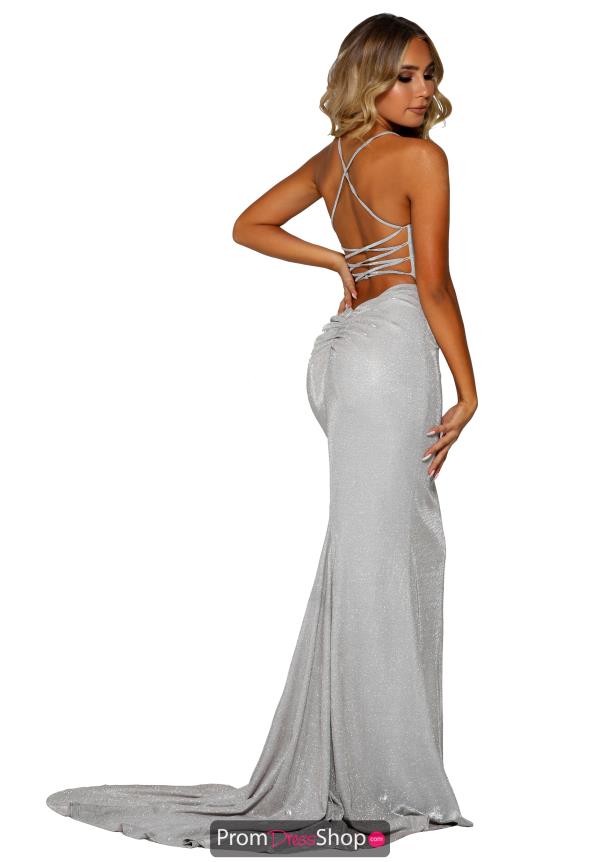 portia and scarlett silver dress