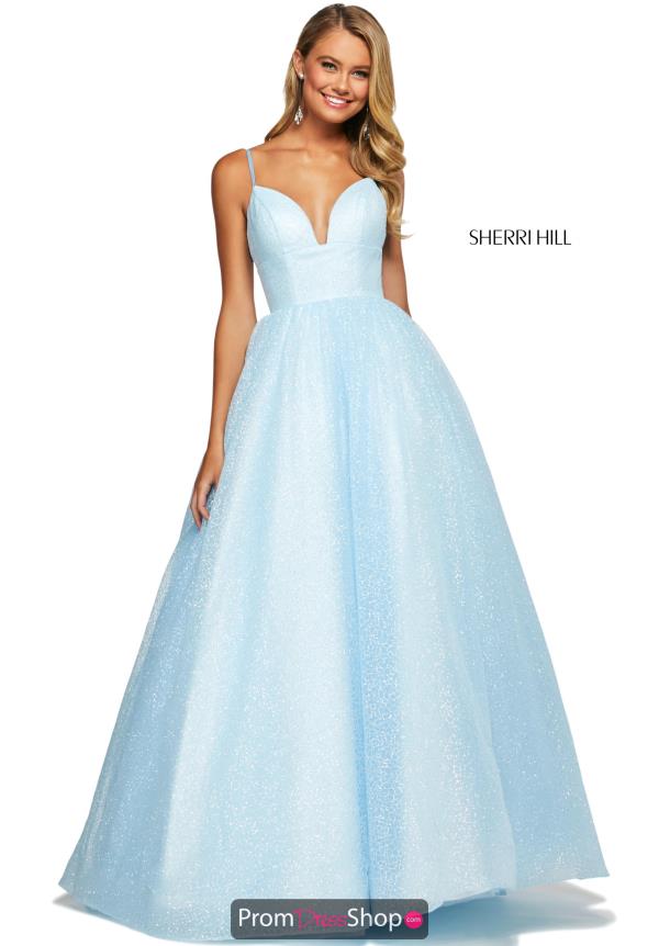 sherri hill glitter ball gown