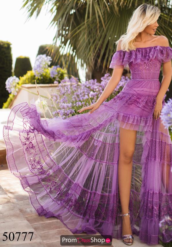 tarik ediz purple dress