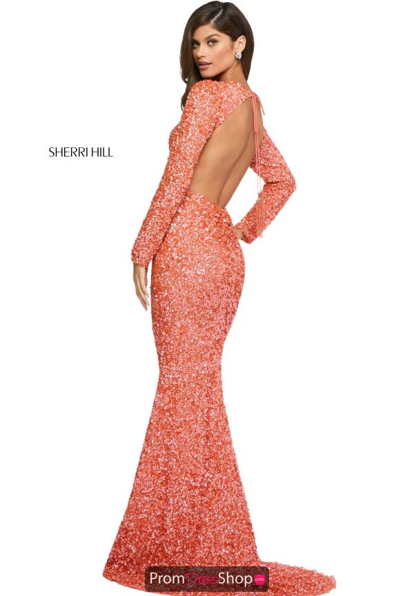 sherri hill orange dress