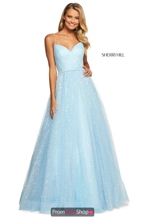 sherri hill glitter ball gown