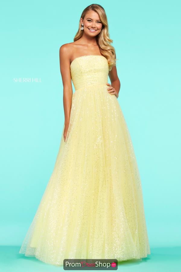 sherri hill glitter ball gown