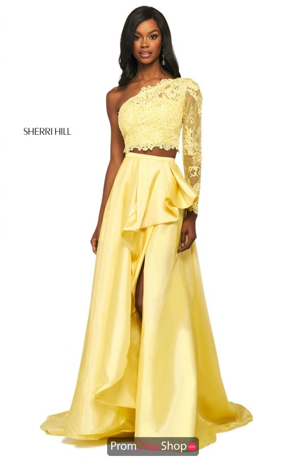 one shoulder sherri hill