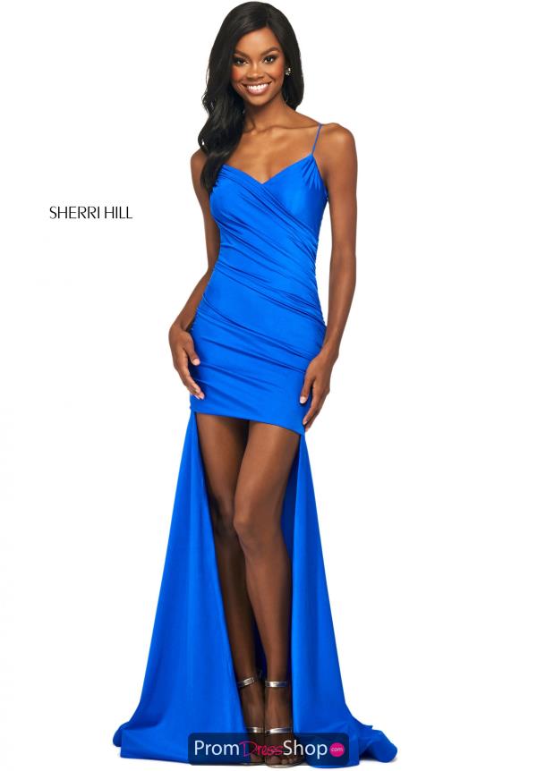 Sherri Hill V-Neck Fitted Dress 53809
