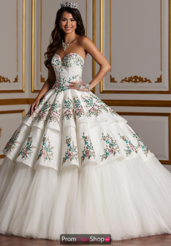 Tiffany Quinceanera Lace Back Ball Gown 26931