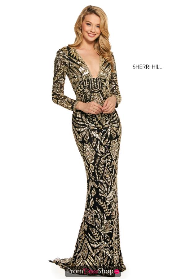 long sleeve sherri hill dress