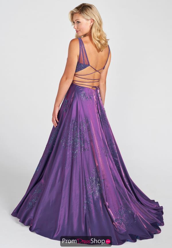 Long Satin A-Line Dress EW122025
