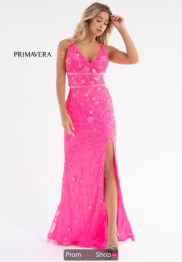 Long Beaded Fitted Dress 3746