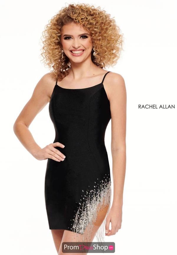 Rachel Allan Fitted Beaded Dress 40096