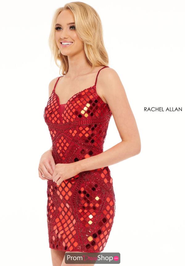 Rachel Allan Fitted Beaded Dress 40131