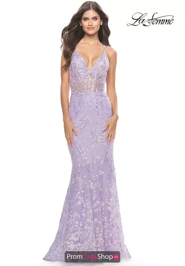 La Femme Lace Dress 31596