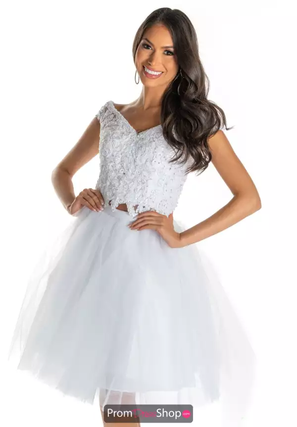 Short Tulle A Line Dress 9577