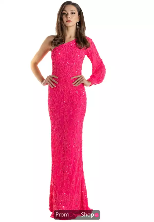Fitted Sexy Single Shoulder Dress 54970