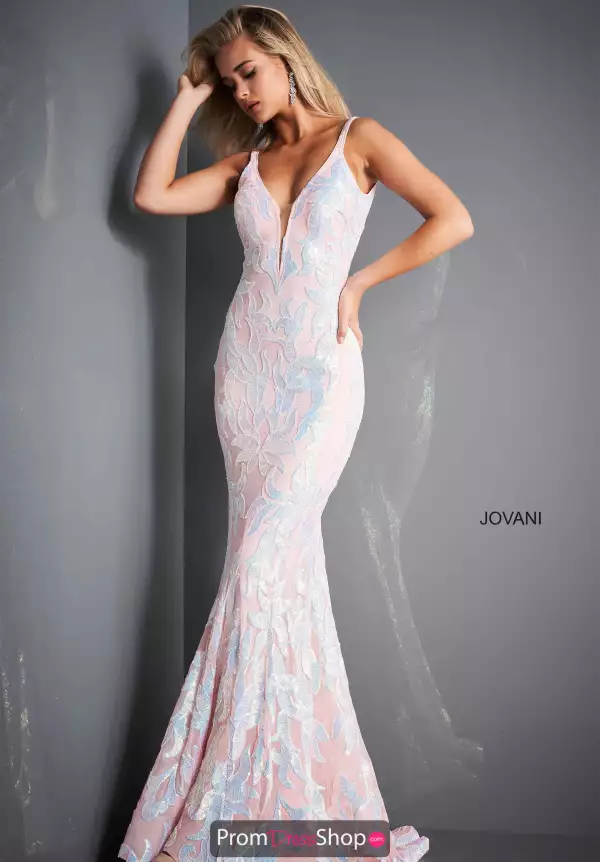 Jovani Fitted Beaded Dress 3263