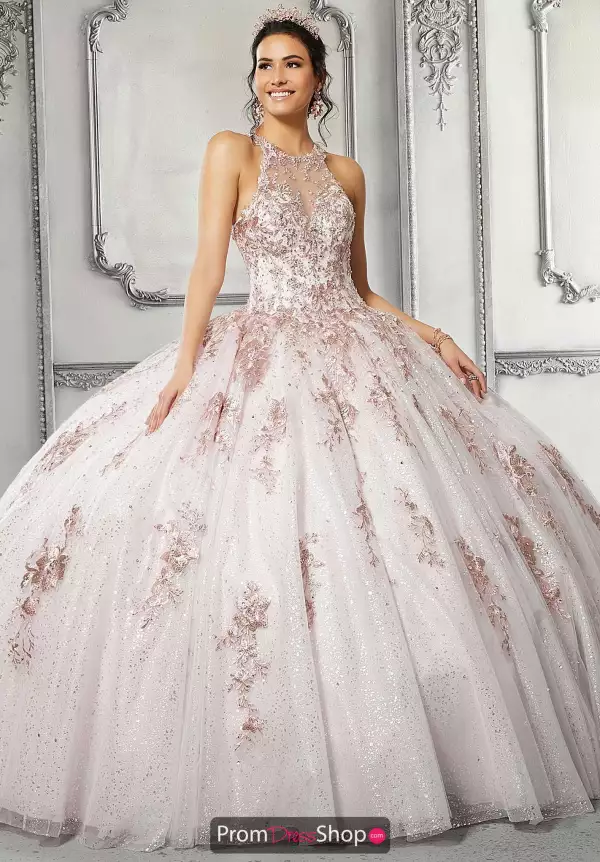 Beaded High Halter Quinceanera 89317