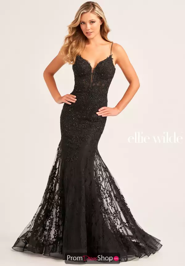 Ellie Wilde Corset Lace Up Dress EW35010