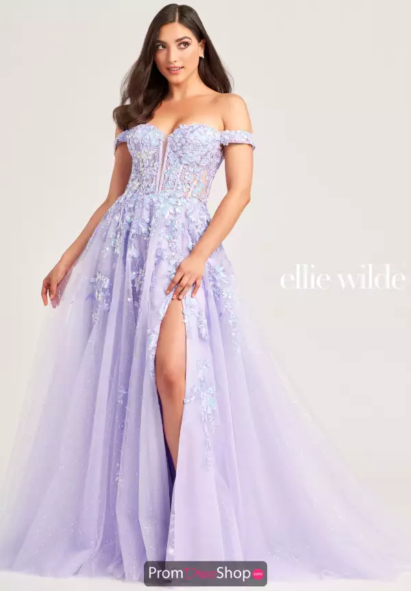 Ellie Wilde Corset Lace Up Dress EW35058