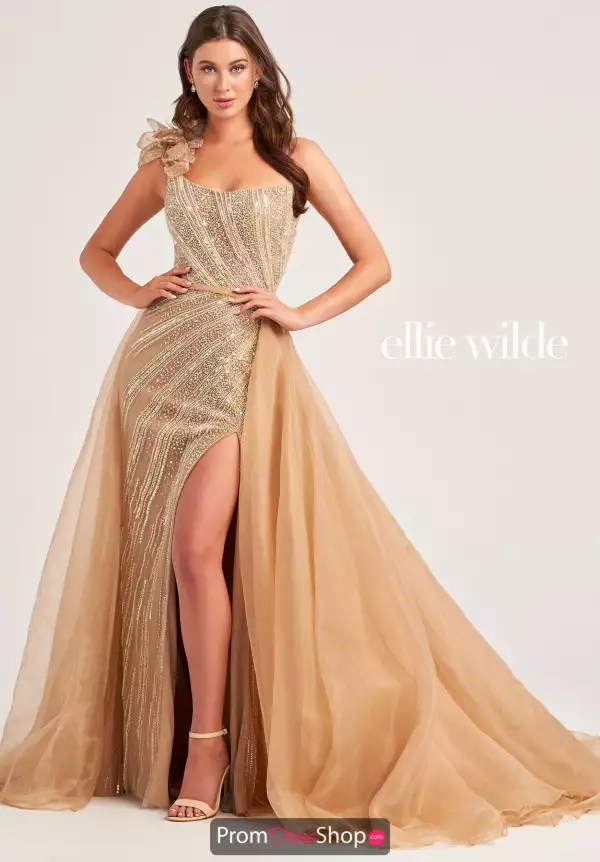Ellie Wilde Corset Lace Up Dress EW35087