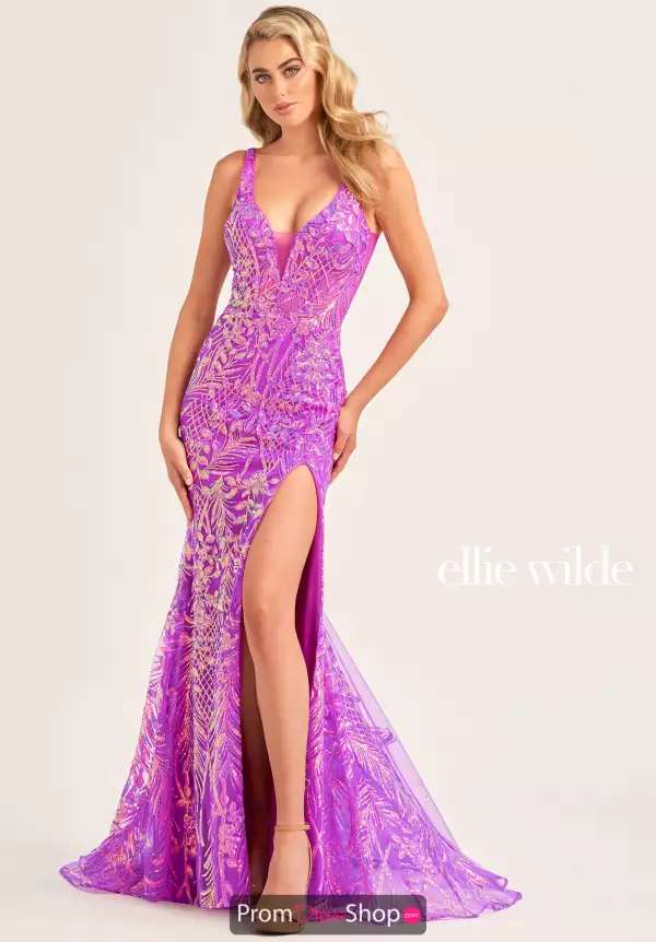 Ellie Wilde Corset Lace Up Dress EW35201