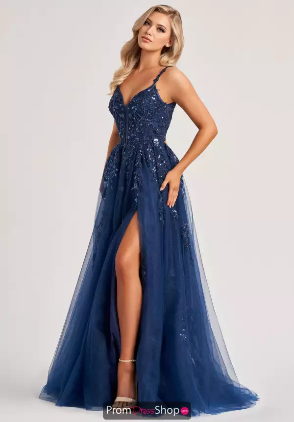 Corset Slit A Line Dress CL8060