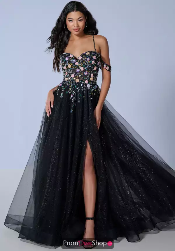 Off the Shoulder A Line Dress 16251