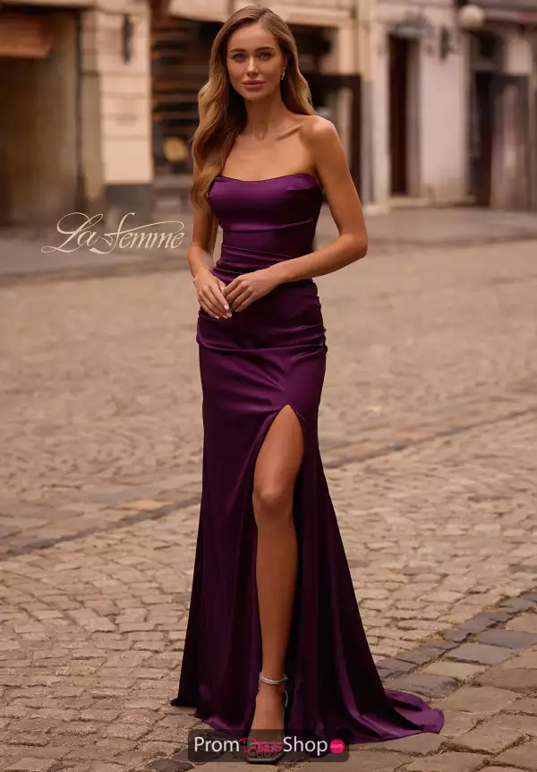 Strapless Scoop Neck Dress 32952