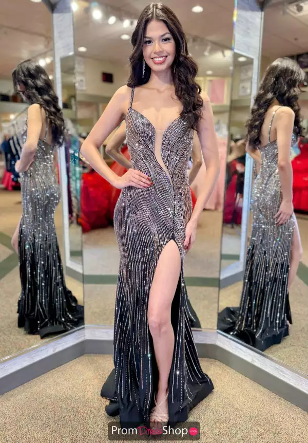 Beaded Fitted Jersey Dress 57171