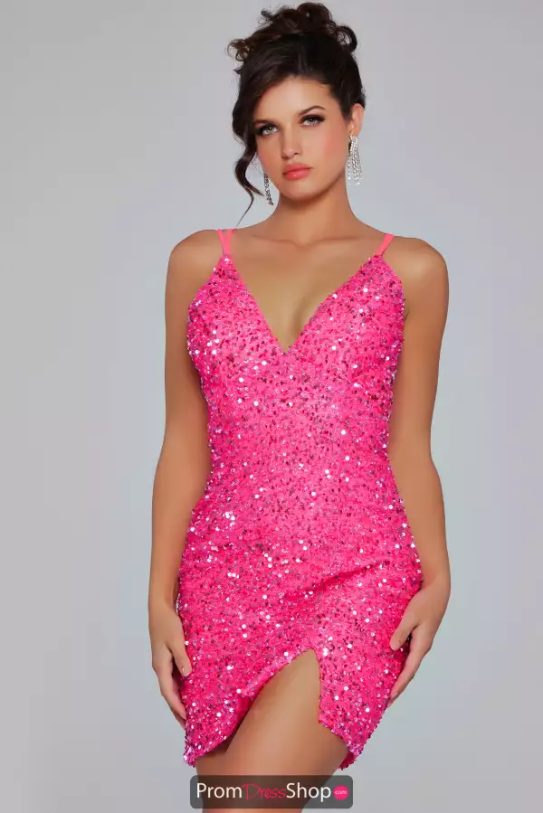 Beaded V-Neck Dress 39630