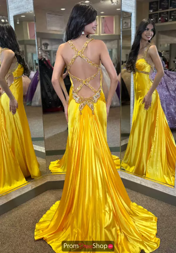 Fitted Sweetheart Neck Satin Dress 4201