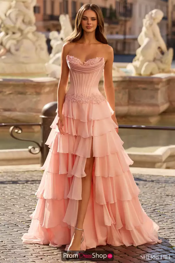 Beaded Chiffon Satin Dress