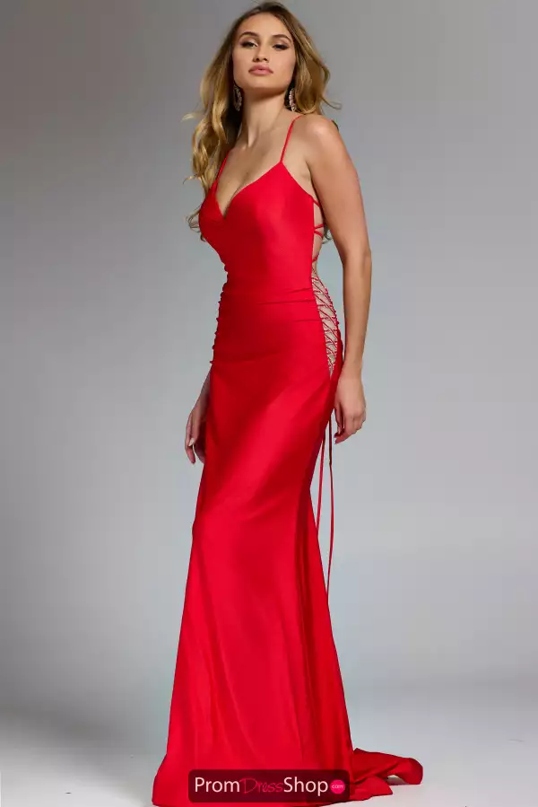 Jersey Fitted Long Dress JVN37529
