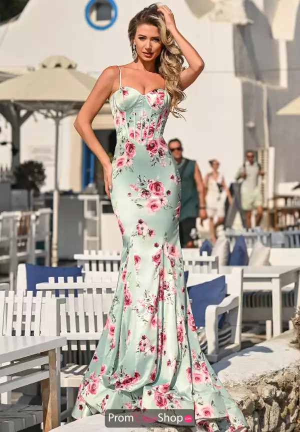 Sweetheart Neck Novelty Dress PS26000