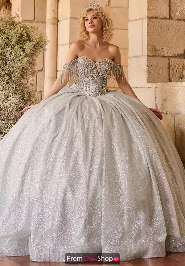 Beaded Ball Gown Dress 26124